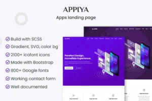 Mua Appiya - App Landing Page giá rẻ