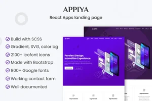 Mua Appiya - React App Landing Page giá rẻ