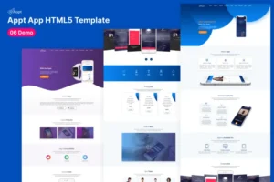 Mua Appt - App Landing HTML5 Template giá rẻ