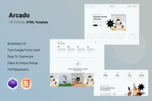 Mua Arcado - Nft Portfolio HTML Template giá rẻ