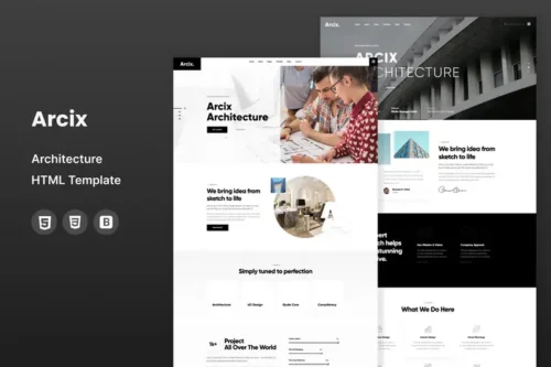 Mua Arcix - Architecture HTML Template giá rẻ