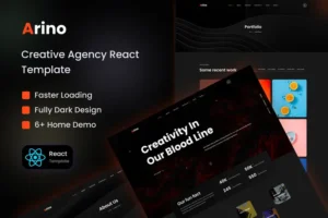 Mua Arino - Creative Agency React Template giá rẻ