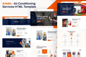 Mua Arkdin – Air Conditioning Services HTML Template giá rẻ