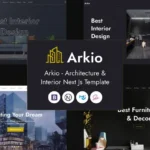 Arkio – Architecture & Interior Next Js Template