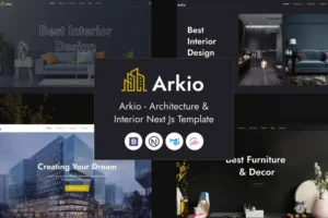 Mua Arkio - Architecture & Interior Next Js Template giá rẻ