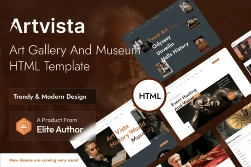 Mua Artvista - Art Gallery And Museum HTML Template giá rẻ