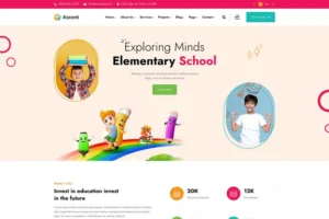 Mua Ascent - Childcare & Kids Education React Template giá rẻ