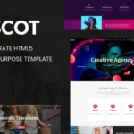Ascot – One Page Corporate HTML Template