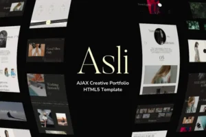 Mua Asli – AJAX Creative Portfolio HTML5 Template giá rẻ