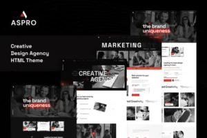 Mua Aspro - Creative Design Agency HTML Template giá rẻ
