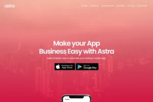 Mua Astra | App Landing Page Template giá rẻ