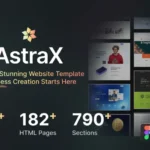 AstraX – a Huge library of HTML templates