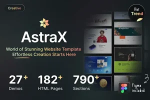 Mua AstraX - a Huge library of HTML templates giá rẻ