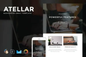 Mua Atellar - Responsive Email + StampReady Builder giá rẻ