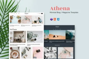 Mua Athena - Minimal Blog/Magazine HTML Template giá rẻ