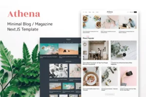 Mua Athena- Minimal Blog/Magazine NextJS Template giá rẻ