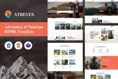 Mua Atreves | Adventure & Tourism HTML Template giá rẻ
