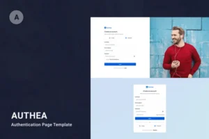 Mua Auth Pages Tailwind HTML Template - Authea giá rẻ