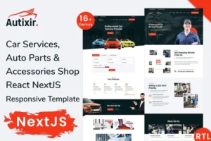 Mua Autixir - Auto Parts Accessories Shop React NextJS giá rẻ