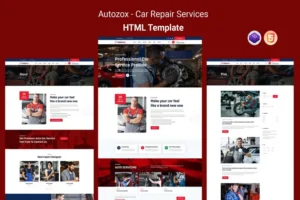 Mua Autozox - Car Repair Services HTML Template giá rẻ