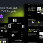 Auxa – Digital Studio and Agency HTML Template