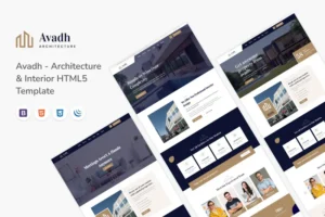 Mua Avadh - Architecture & Interior HTML5 Template giá rẻ