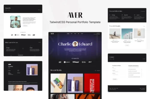 Mua Aver - Personal Portfolio and Blog Template giá rẻ