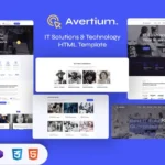 Avertium – IT Solutions & Technology HTML Template