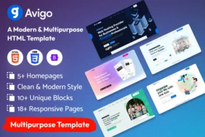 Mua Avigo - Multipurpose Business HTML Template giá rẻ