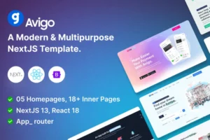 Mua Avigo - Multipurpose Business NextJS Template giá rẻ