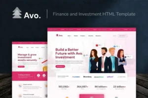 Mua Avo - Finance and Investment HTML Template giá rẻ