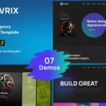 Avrix – Digital Agency Portfolio Template