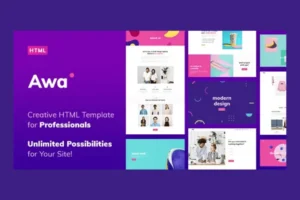 Mua AWA - Portfolio HTML Template giá rẻ