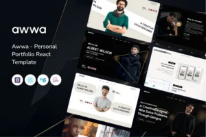 Mua Awwa - Personal Portfolio React Template giá rẻ
