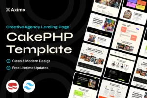 Mua Aximo - CakePHP Creative Agency Tailwind Template giá rẻ