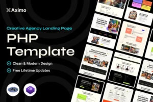 Mua Aximo - Creative Agency PHP Template giá rẻ
