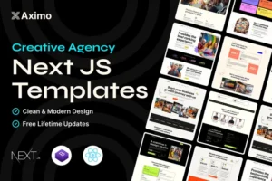 Mua Aximo - Creative Agency React Next Js Template giá rẻ