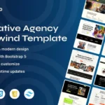 Aximo – Creative Agency Tailwind Template