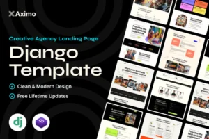 Mua Aximo - Django 5 - Creative Agency Template giá rẻ