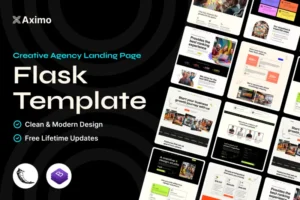 Mua Aximo - Flask - Creative Agency Bootstrap Template giá rẻ