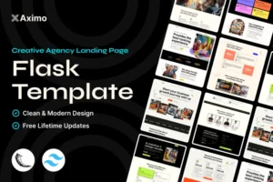 Mua Aximo - Flask - Creative Agency Tailwind Template giá rẻ