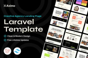 Mua Aximo Laravel - Creative Agency Tailwind Template giá rẻ