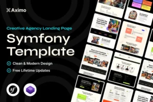 Mua Aximo - Symfony - Creative Agency Bootstrap Templa giá rẻ