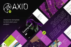 Mua Axio - Coming Soon HTML Template giá rẻ