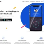 Axuta | App Landing Page Template