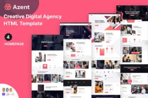 Mua Azent - Creative Digital Agency HTML Template giá rẻ