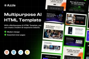 Mua Azzle - AI Technology & Startup Business Tailwind giá rẻ