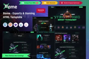Mua Bame - Esports & Gaming HTML Template giá rẻ