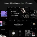 Baosh – Digital Agency HTML Template