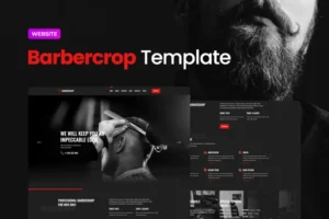 Mua Barbershop Website Template giá rẻ